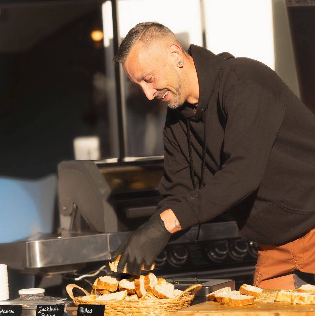 Marcel Weber am Smoker